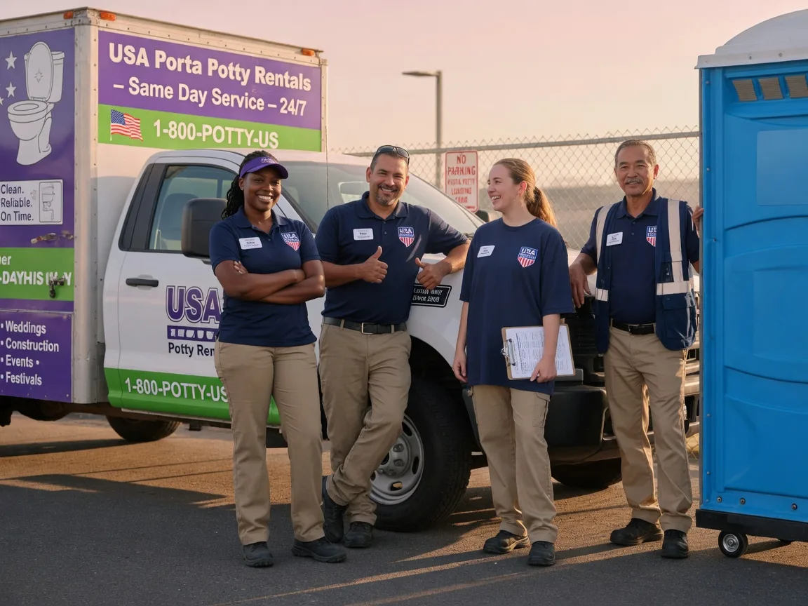 Porta Potty Rental company in Midland, PA